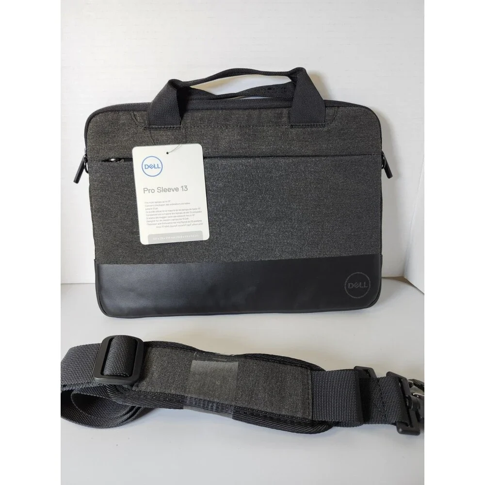 New Dell Pro Sleeve 13 Notebook Laptop Carrier Bag Gray & Black 7MTR0